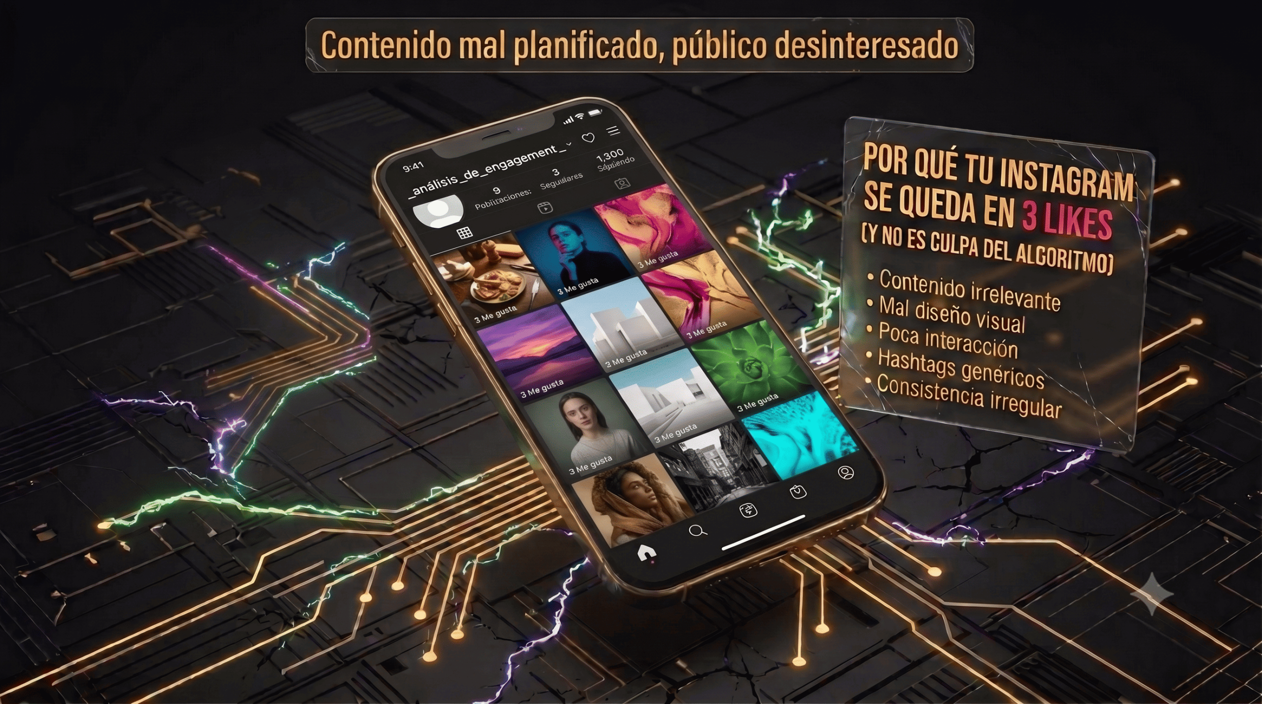 Por qué tu Instagram se queda en 7 likes (y no es culpa del algoritmo)